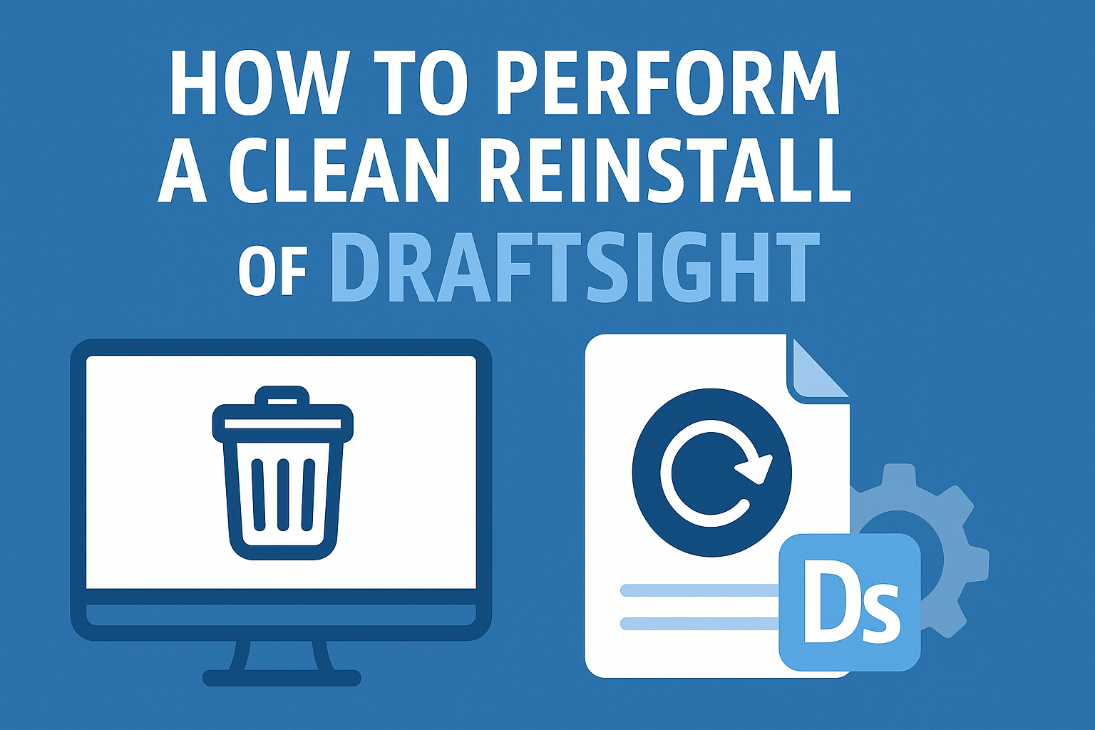 How to Perform a Clean Reinstall of DraftSight