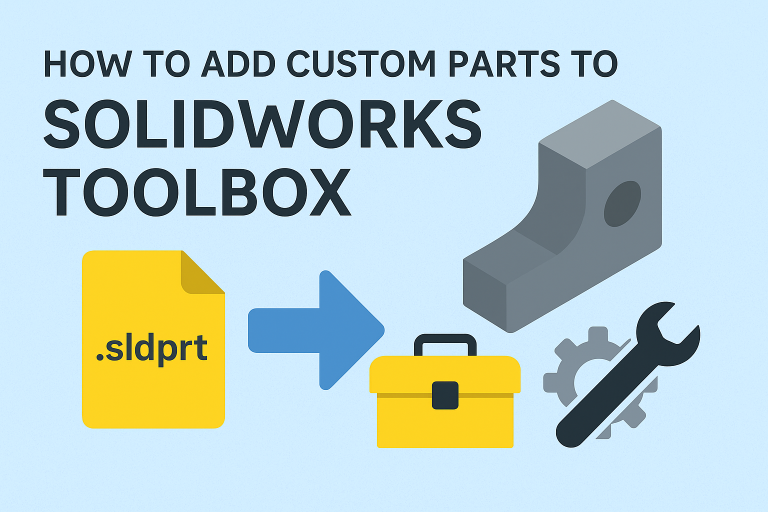 Cómo agregar piezas personalizadas a SOLIDWORKS Toolbox
