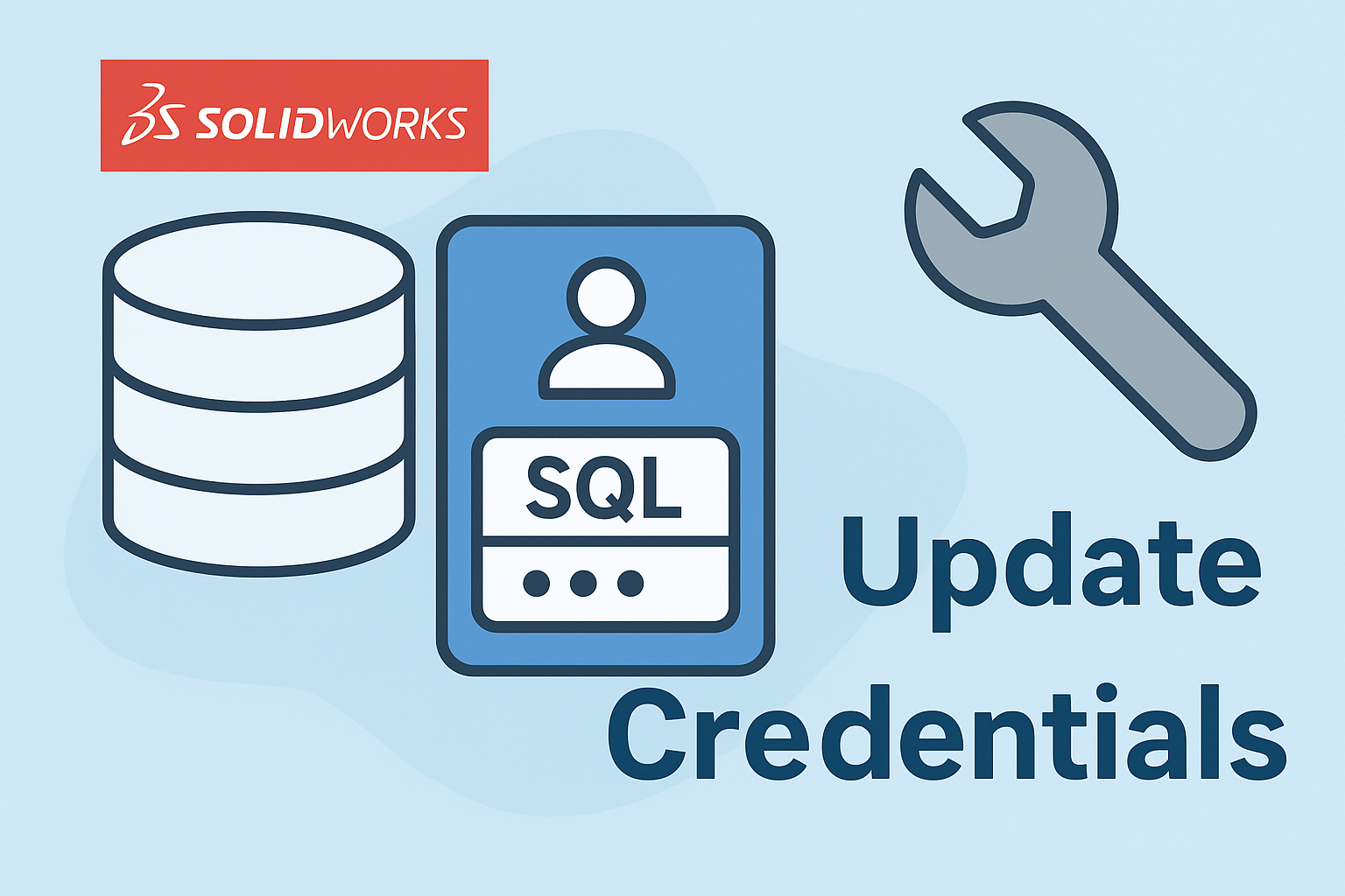 PDM-Datenbankserver-Anmeldeinformationen aktualisieren