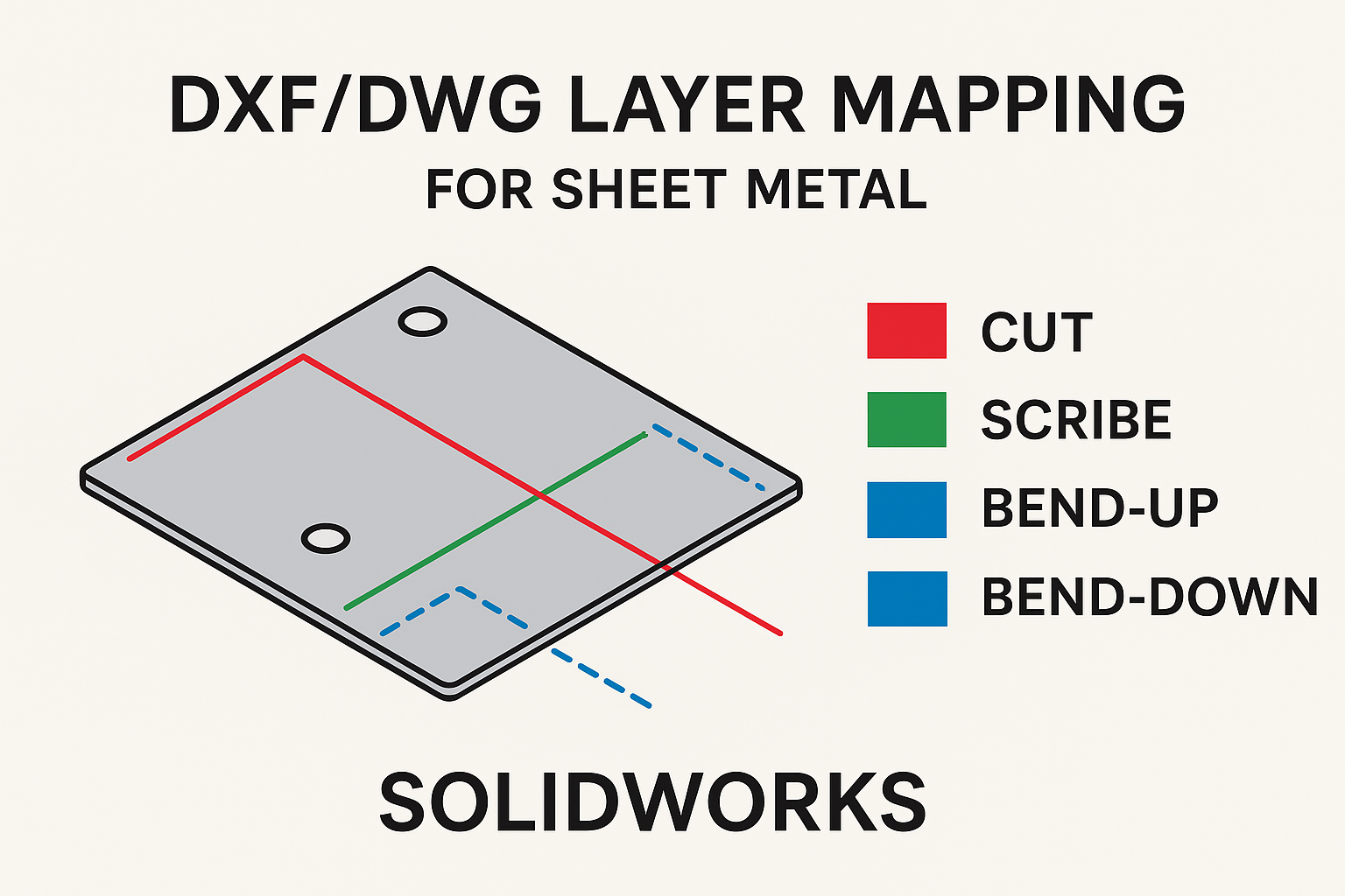 Understanding DXF/DWG Layer Mapping in SOLIDWORKS
