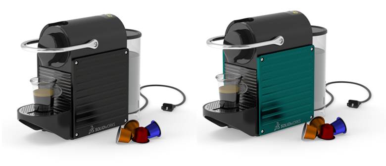 Verschiedene Designversionen mit SOLIDWORKS Visualize erstellen