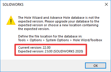 Archivos y estructura de carpetas de SOLIDWORKS Toolbox