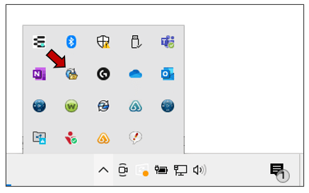 Screenshot des SOLIDWORKS PDM Archivserver-Symbols im Windows-Systemsteuerungsfeld